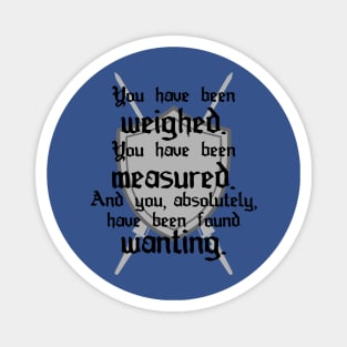 A Knight's Insult Magnet